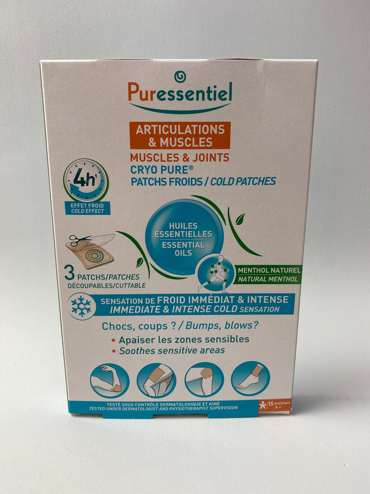 Articulações & Músculos Cryo Pure Pensos Frios – 3 Unidades