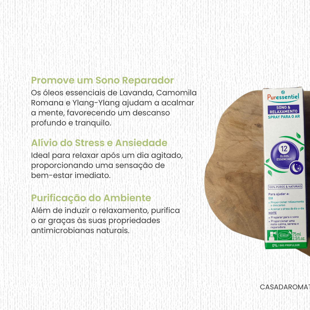 Sono & Relaxamento Spray para o Ar – 75ml