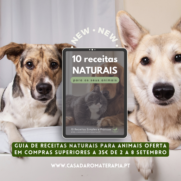 Top 3 Óleos Essenciais: Cães & Gatos -20%