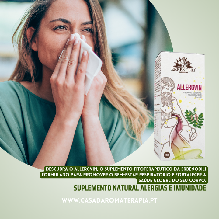 Suplemento Natural - Alergias e Imunidade | ALLERGVIN 60cps *** (Validade 05/25)