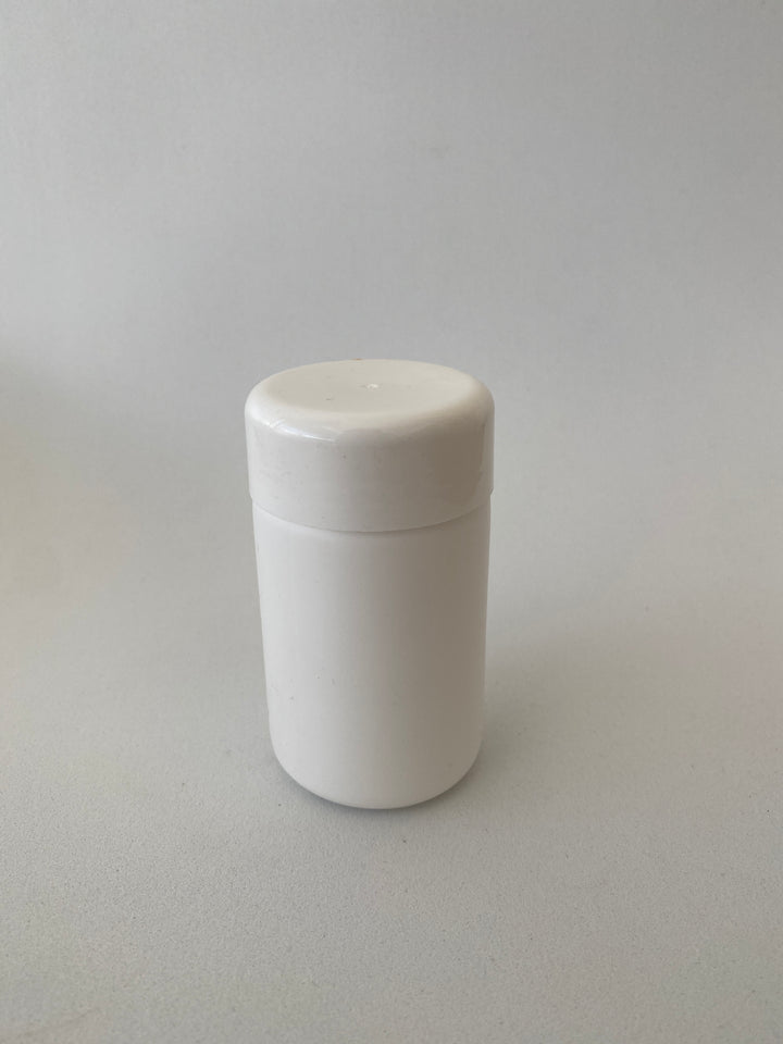 Flacon capsule blanc avec joint