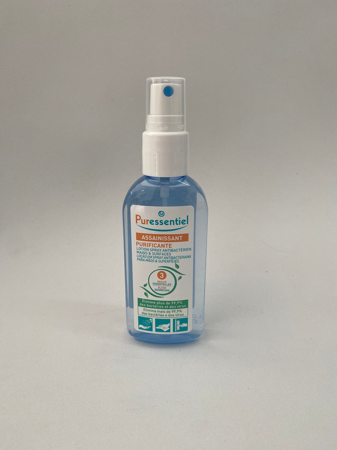 Loção Purificante em Spray Antibacteriana para Mãos e Superfícies - 80ml