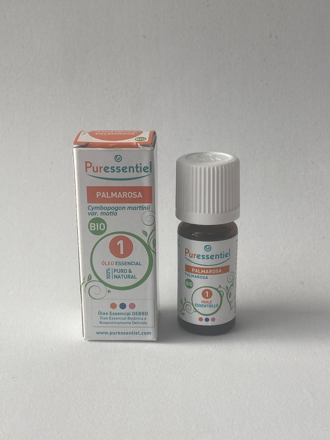 Óleo Essencial de Palmarosa 10ml bio | Cymbopogon martinii