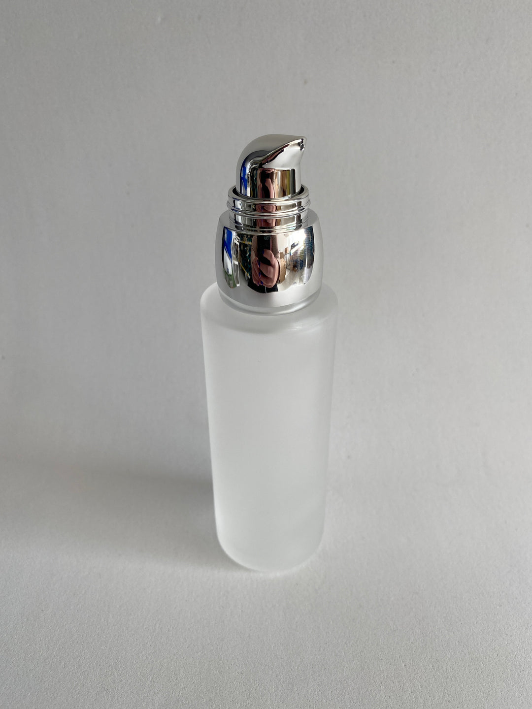 50ml Frosted Glass Bottle with Dosing Pump