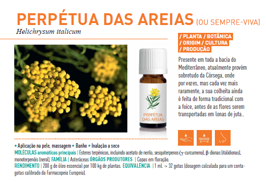 Óleo Essencial de Perpétua das Areias 5ml bio | Helichrysum italicum