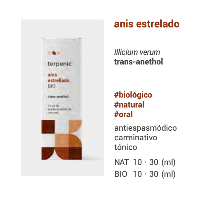 Óleo Essencial Anis estrelado 10ml 🌿bio | Illicium verum