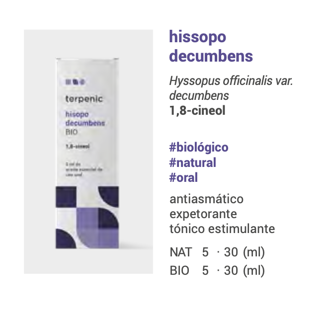Óleo Essencial Hisopo Decumbens 5ml 🌿bio | Hyssopus officinalis var. decumbens