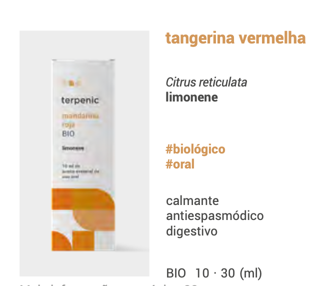 Óleo Essencial Tangerina 10ml 🌿bio | Citrus reticulata