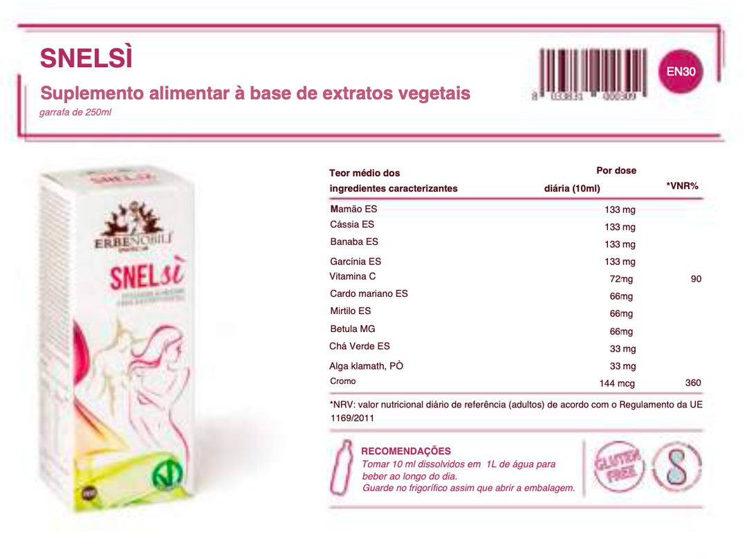 Suplemento Natural - Fome e Peso | SNELSI' 250ML