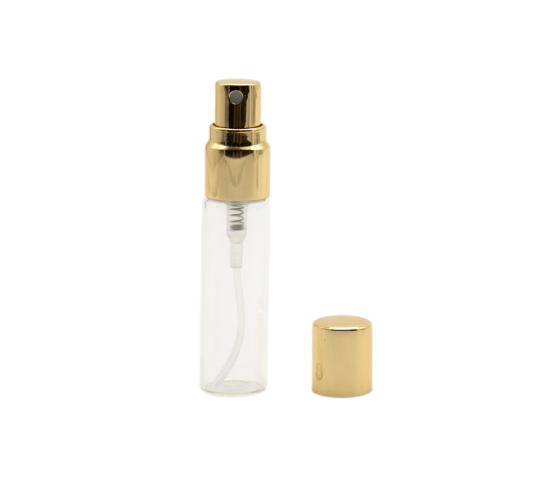 Frasco Spray Dourado para perfume