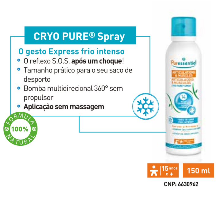 Articulações & Músculos Cryo Pure Spray 150ml