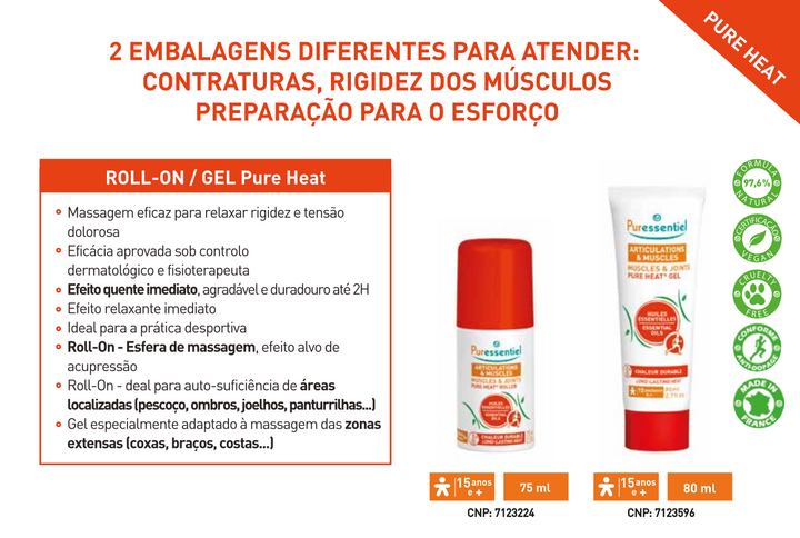 Articulações & Músculos PureHeat Gel 80ml