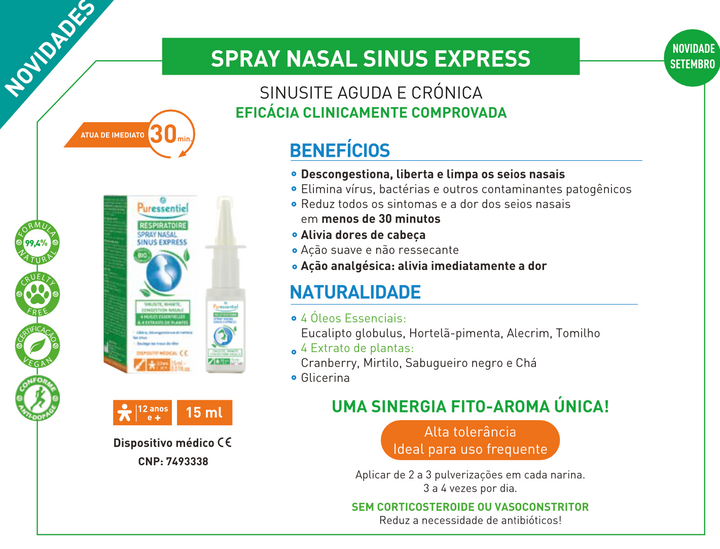 Spray Nasal Sinus Express 15ml