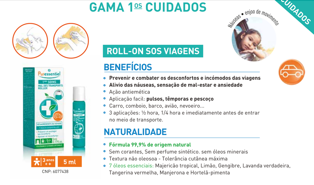 Roll-On SOS Viagens 5ml (3 anos+)