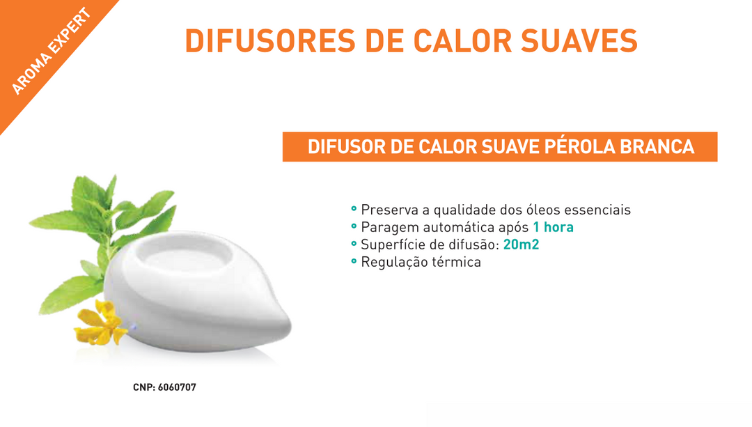 Difusor de Calor Suave Pérola Branca