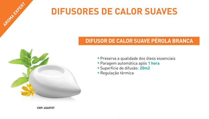 Difusor de Calor Suave Pérola Branca