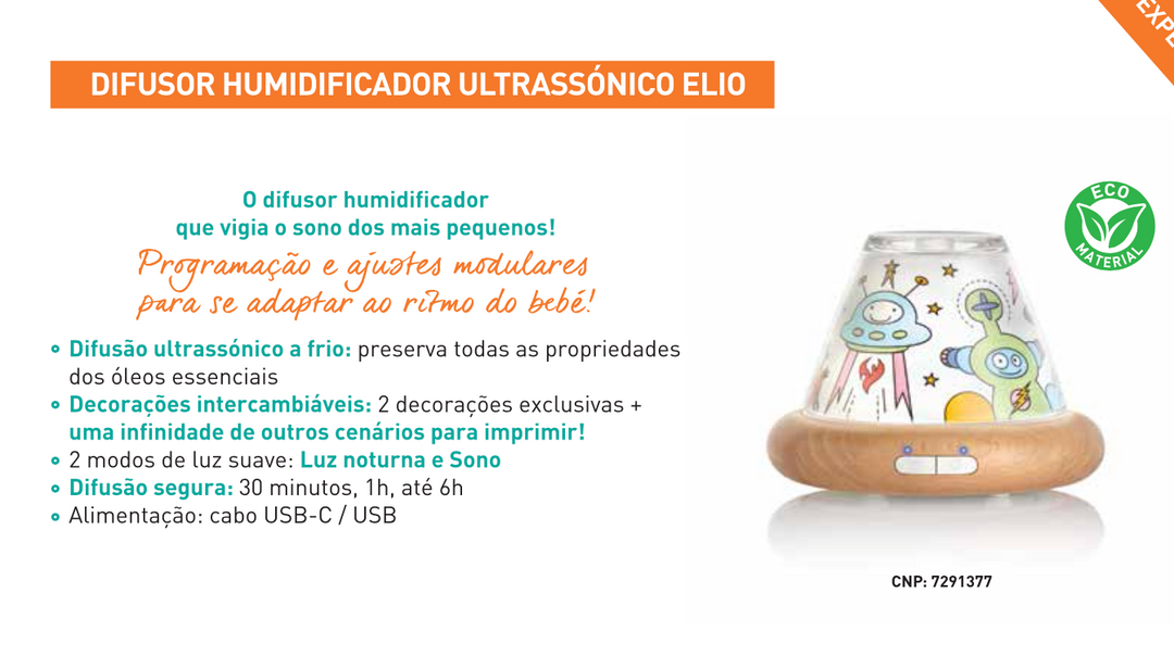 Difusor Humidificador Ultrassónico Elio