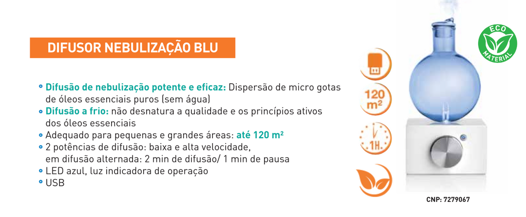 Difusor de Nebulização Blu