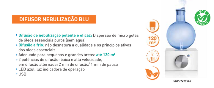 Difusor de Nebulização Blu