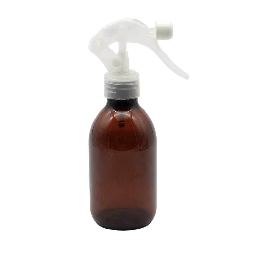 Frasco âmbar PET c/ spray 250ml