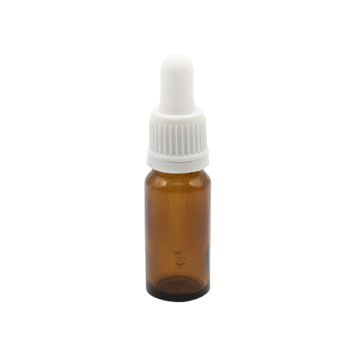 Frasco 10ml c/ Pipeta em vidro âmbar