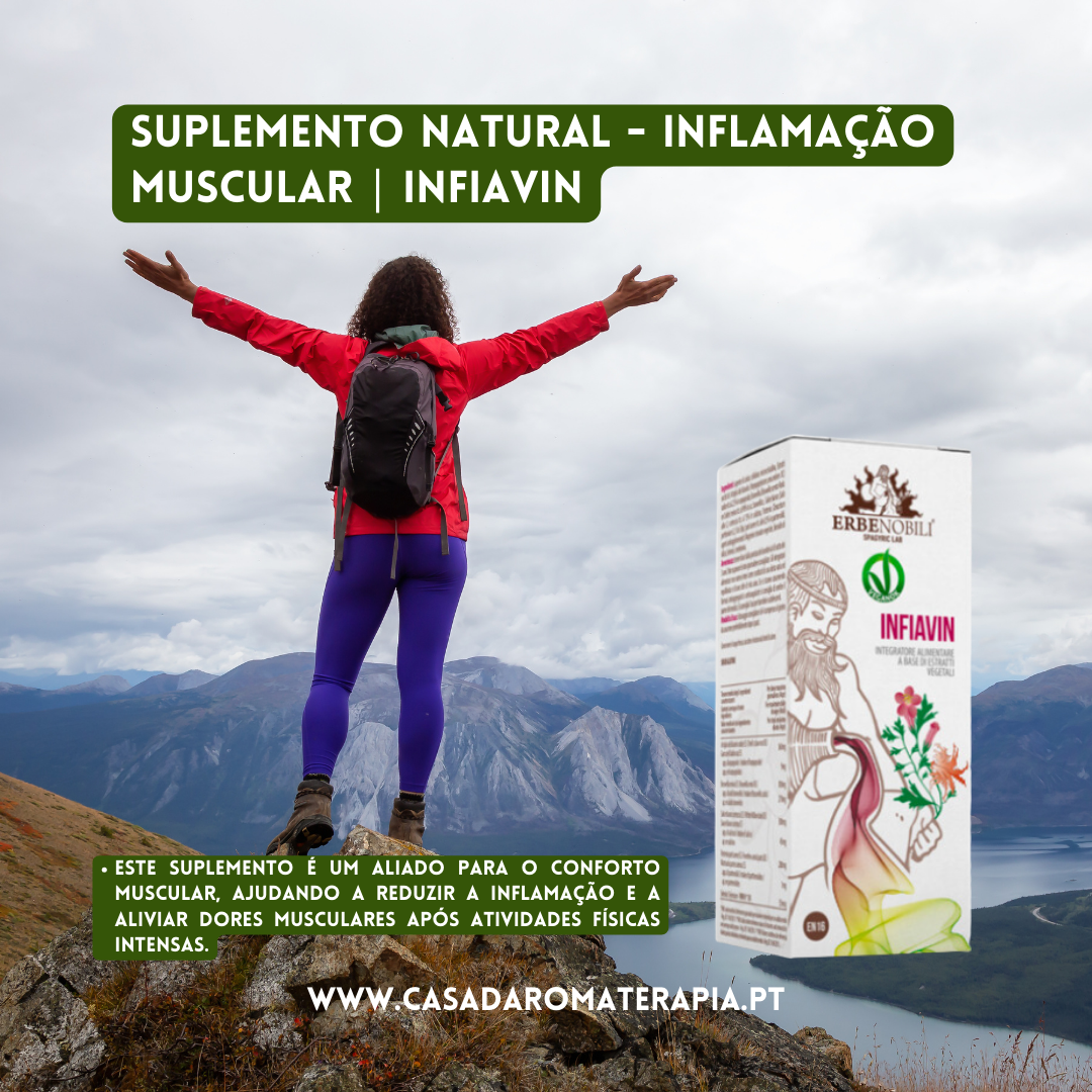 Suplemento Natural - Inflamação Muscular | INFIAVIN 60CPR ***