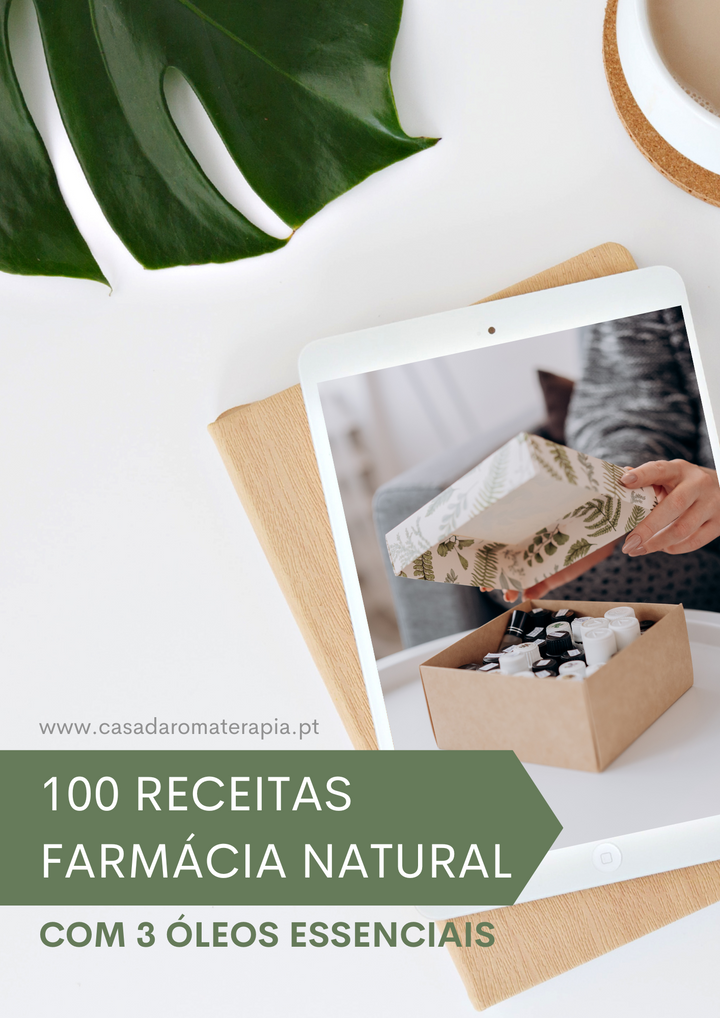 Guia Digital | 100 receitas Farmácia Natural só com 3 óleos essenciais (envio por e-mail)