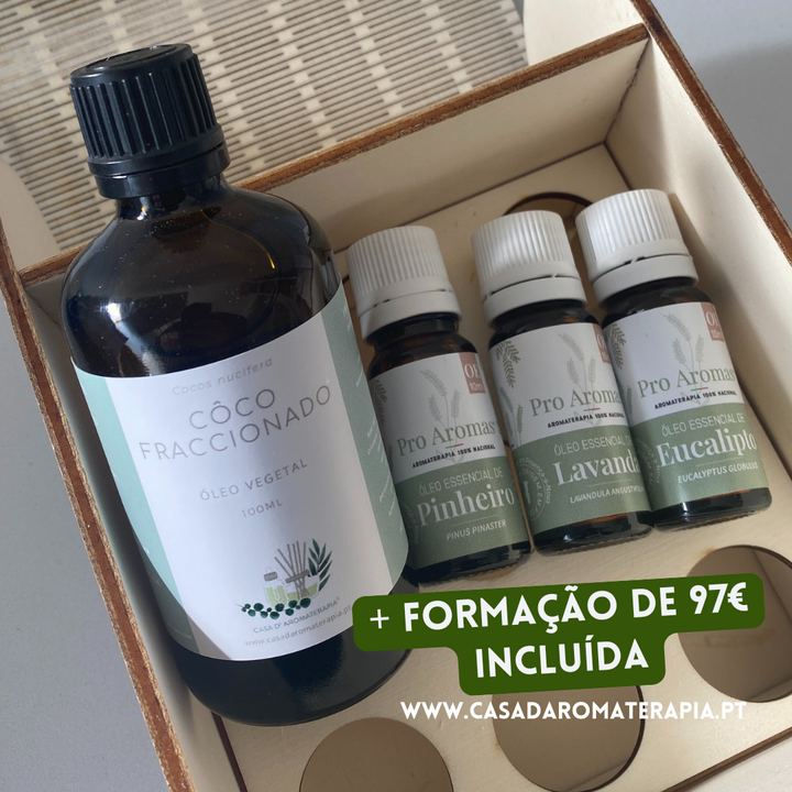 Pack BOX SOS (3 óleos + caixa + formação)