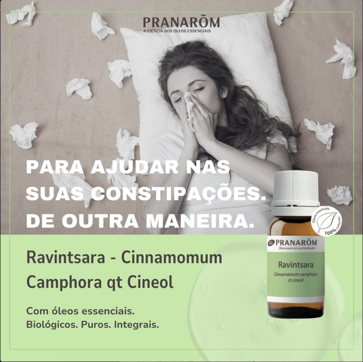 Óleo Essencial Ravintsara qt cineol 10ml bio