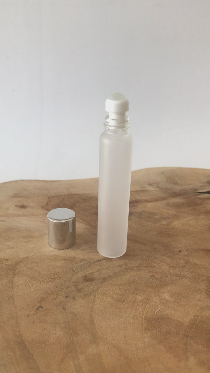 Roll-on stainless steel glass 7ml 