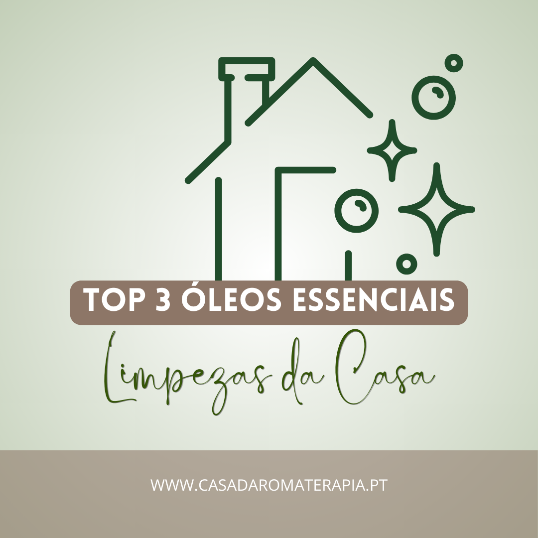 Top 3 Óleos Essenciais: Limpezas da Casa -20%