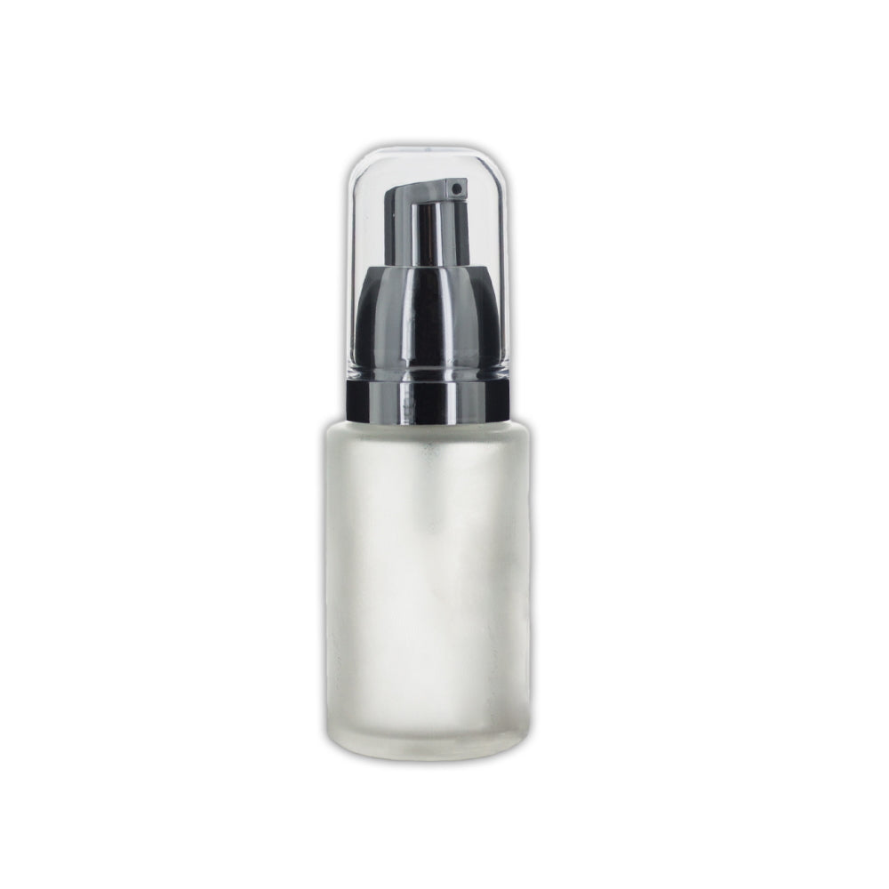 30ml Frosted Glass Bottle with Dosing Pump